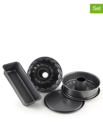 4er-Set: Backformen "Backharmonie" in Anthrazit