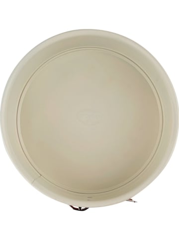 Tortownica w kolorze biało-pomarańczowym - Ø 20 cm