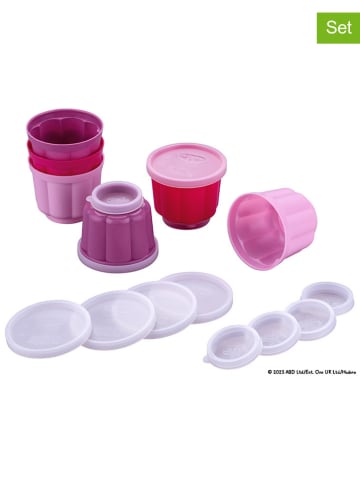 Foremki (6 szt.) w kolorze jasnoróżowo-fioletowym do puddingu - 150 ml