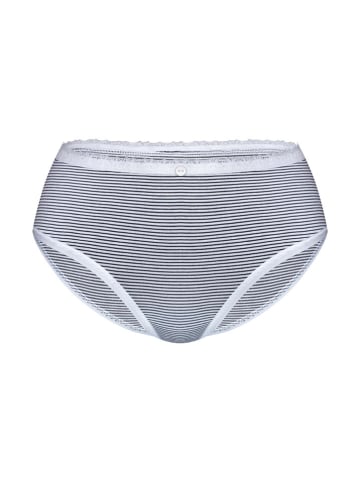 Panty in Dunkelblau/ Weiß