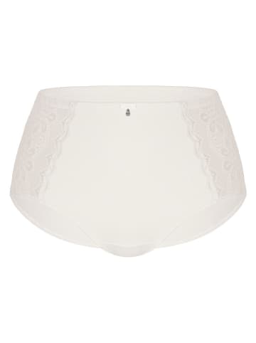 Figi high waist w kolorze kremowym