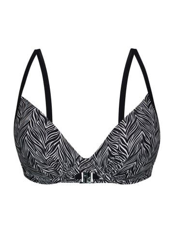Bikini-Oberteil in Schwarz/ Weiß