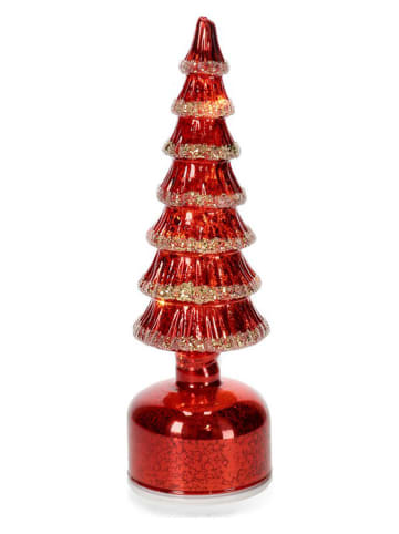LED-Dekoobjekt "Pine" in Rot - (H)30 cm