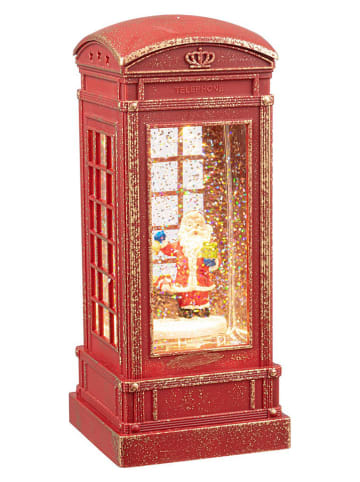LED-Dekoobjekt "Red Call Box" in Rot - (B)8,8 x (H)21 cm