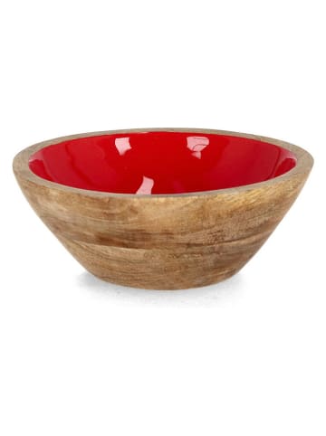 Miska "Klaus" w kolorze czerwono-brązowym - Ø 18 cm