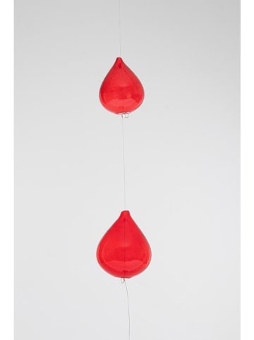 Ozdobny łańcuszek "Brawdy" w kolorze czerwonym - wys. 100 cm