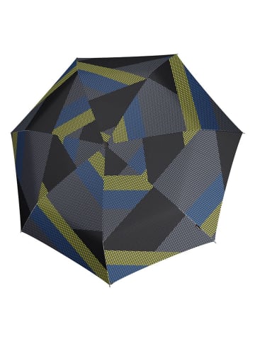 Taschenschirm ''T.020'' in Grau/ Grün/ Blau
