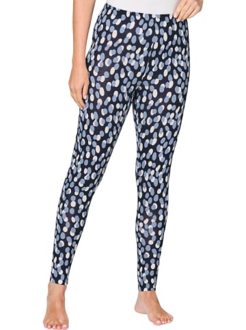 Legginsy w kolorze granatowym