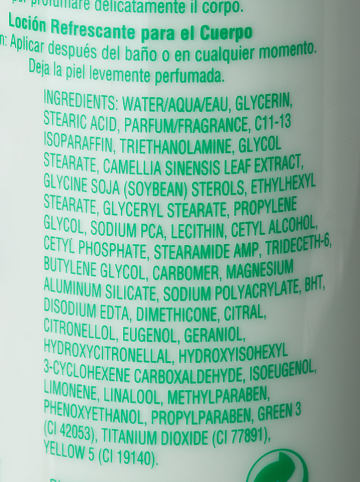Balsam do ciała "Green Tea Refreshing Body Lotion" - 500 ml