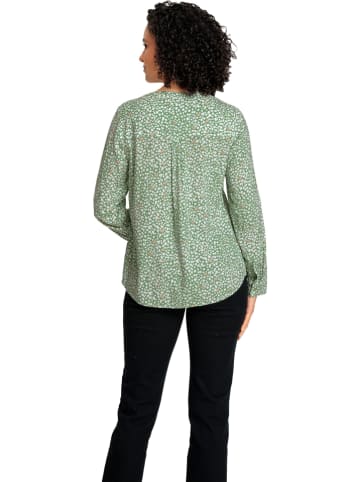 Blouse groen/wit