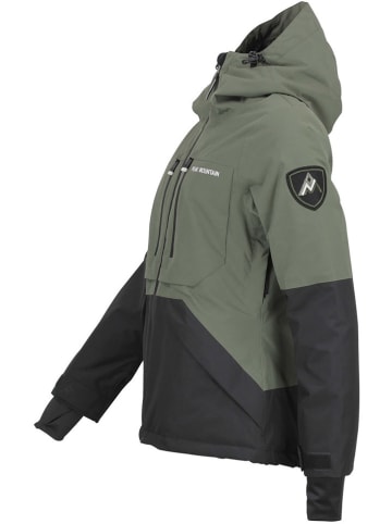 Ski-/ Snowboardjacke "Acesna" in Schwarz/ Khaki