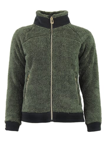 Kurtka polarowa "Achef" w kolorze khaki