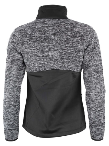 Fleecejacke "Acrest" in Anthrazit/ Schwarz
