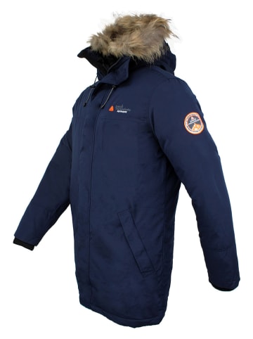 Parka puchowa "Cogan" w kolorze granatowym