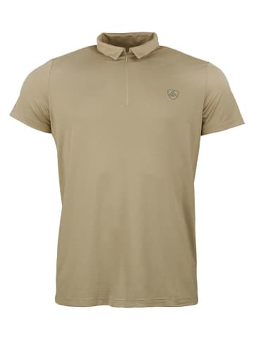 Functioneel poloshirt "Chance" taupe