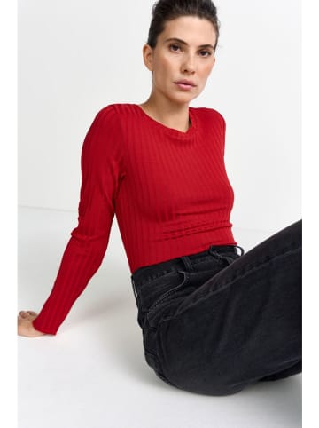 Longsleeve in Rot