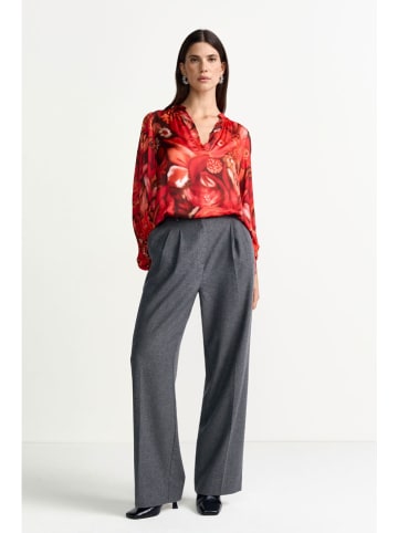 Bluse in Rot/ Orange