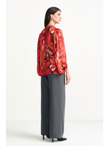 Bluse in Rot/ Orange