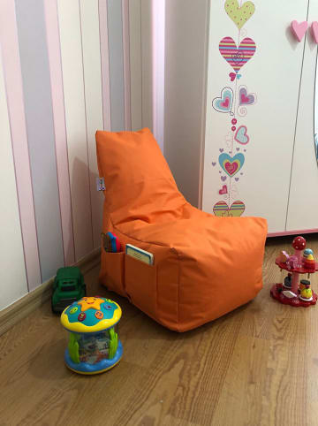 Sitzsack "Acelya" in Orange - (B)45 x (H)60 x (T)45 cm