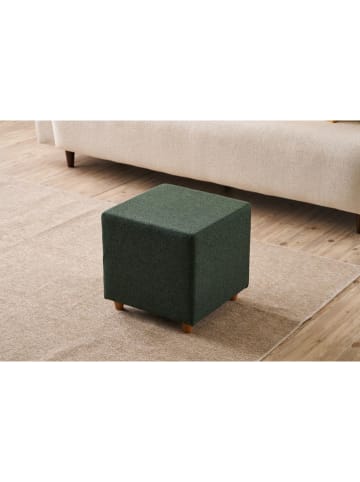 Pouffe/Green/Olimpos - Green in Grün - (B)40 x (H)40 x (T)40 cm