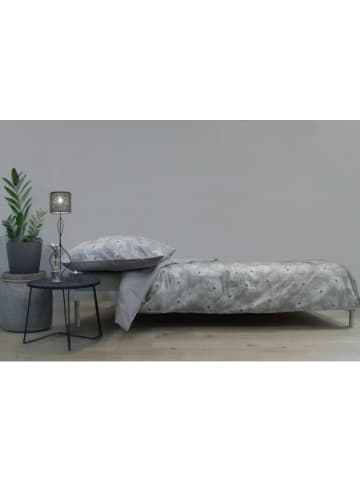 Satin-Bettwäsche-Set "Bed Art S" in Grau/ Silber