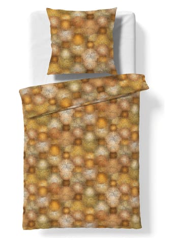 Komplet pościeli satynowej "Bed Art S" w kolorze brązowym
