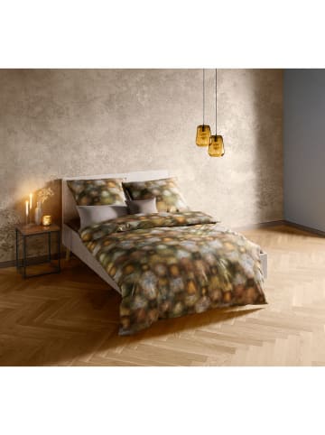 Satin-Bettwäsche-Set "Bed Art S" in Braun