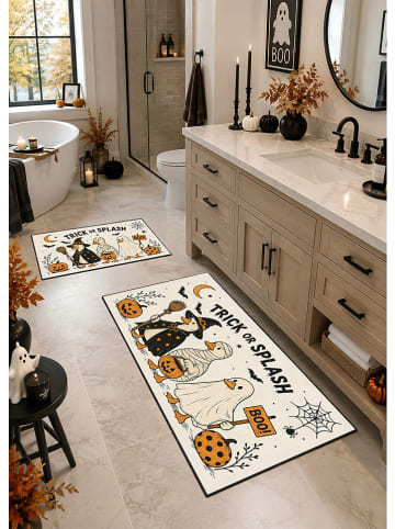 2er-Set: Badematten "Duckie" in Creme