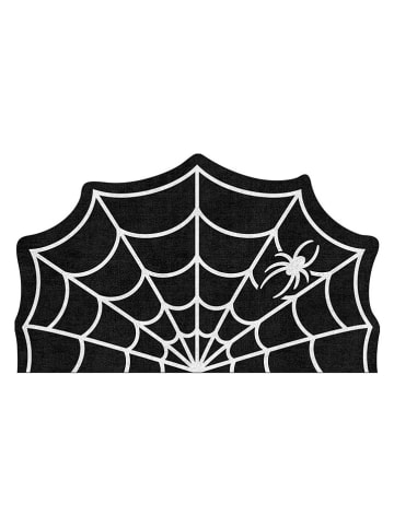 Deurmat "Spider" zwart