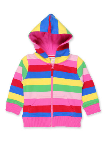 Sweatjacke in Rosa/ Bunt