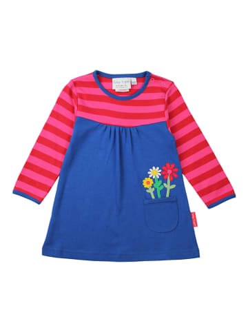 Kleid in Blau/ Pink