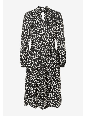 Kleid in Weiß/ Schwarz