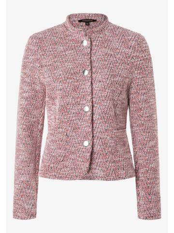 Blazer in Rot/ Grau