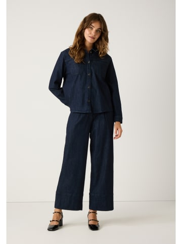 Spijkerblouse donkerblauw
