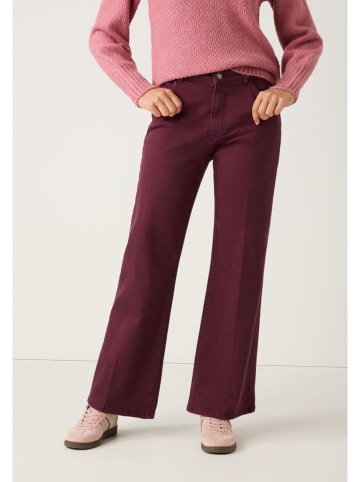 Spijkerbroek - flared fit - bordeaux