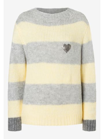 Sweter w kolorze jasnoszaro-żółtym