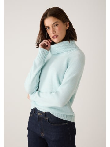 Rollkragenpullover in Hellblau