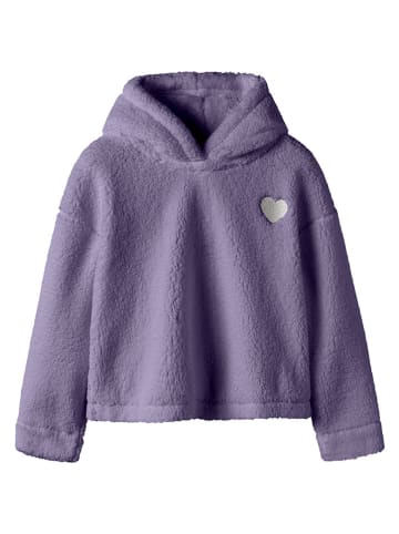 Teddy-Hoodie "Onea" in Flieder
