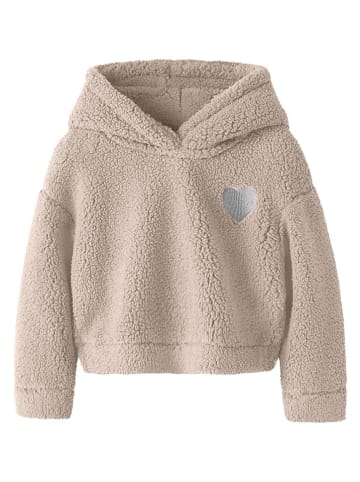 Teddy-Hoodie "Onea" in Beige