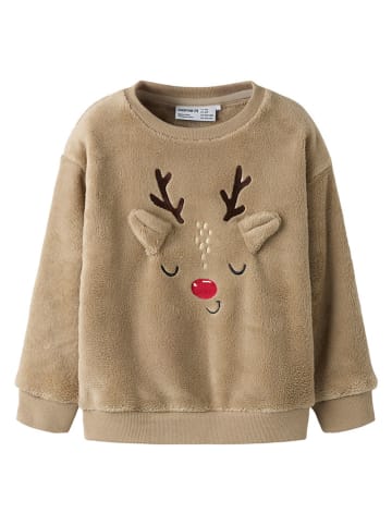 name it Sweatshirt "Reindeers" in Beige