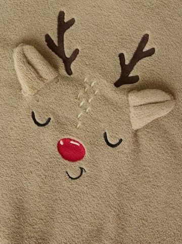 name it Sweatshirt "Reindeers" beige