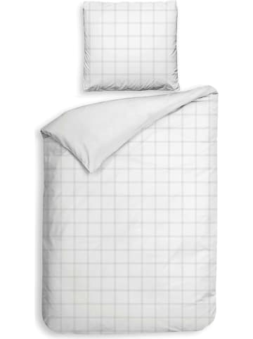 Satijnen beddengoedset "Diamante" wit