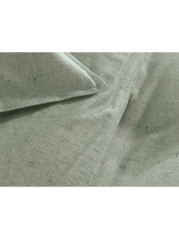 Flanell-Bettwäsche-Set "Franela" in Grün