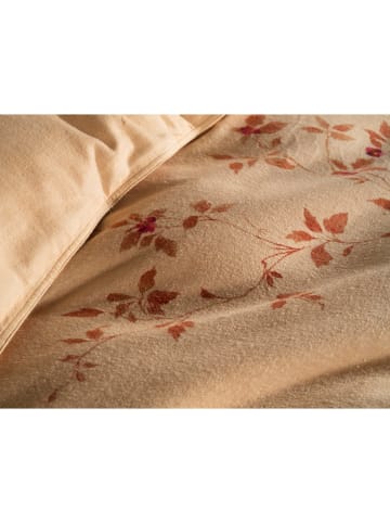 Flanellen beddengoedset "Tommaso" geel