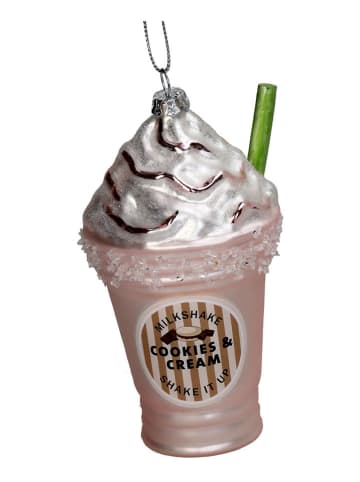 Baumschmuck "Milkshake" in Rosa - (H)13 cm