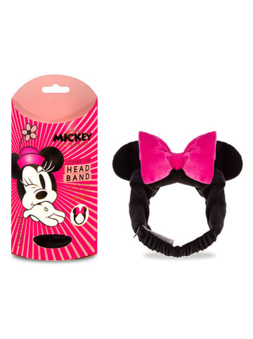 Opaska kosmetyczna "M&F - Minnie" w kolorze czarno-różowym