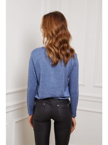 Sweter "Drival" w kolorze niebieskim