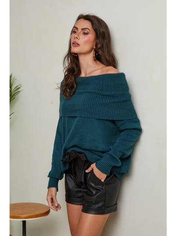Pullover "Kaba" in Dunkelgrün