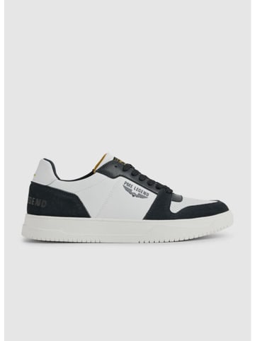 Leren sneakers zwart/wit