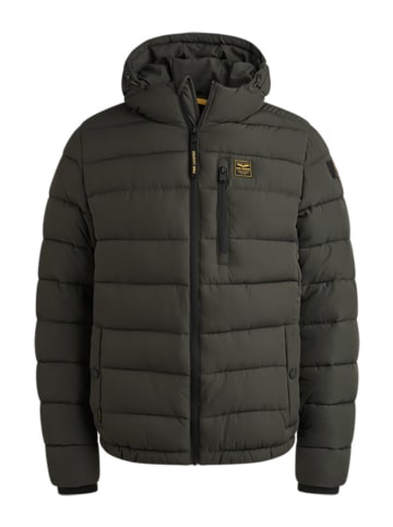 Steppjacke in Dunkelgrün